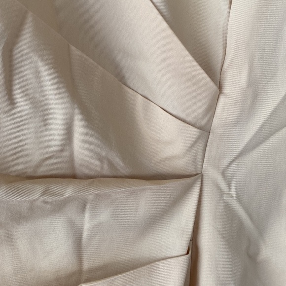 Jil Sander Designer midi dress in a eggshell cream color, fitted cockta… - Picture 6 of 14